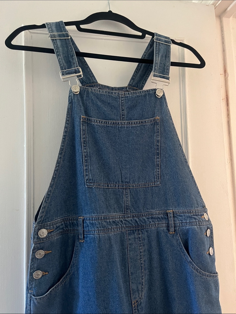 twik Blue Denim Overall Dress